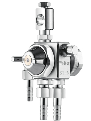 沃尔特ST-6喷头自动喷枪油漆喷漆枪ST-5气动高雾化吸塑机喷嘴包邮