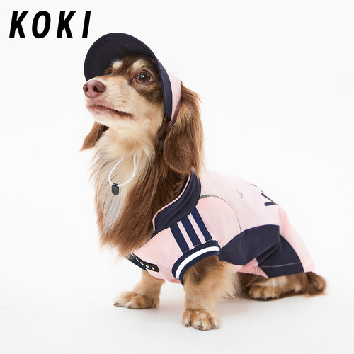 KOKI宠物世界杯球衣夏季透气运动印花背心无袖中小腊肠雪纳瑞泰迪