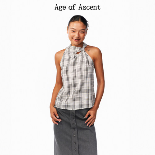 AgeofAscent扭结复古格纹小衫