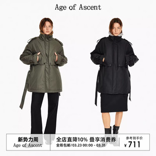 冬季 Ascent 加厚极寒派克服棉袄oversize毛领保暖棉衣外套 Age