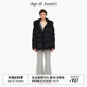 Age 连帽羽绒服 90白鸭绒宽松H廓形中长款 Ascent