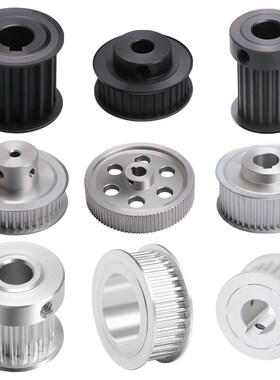 5M60齿 同步轮HTD同步带轮现货 AFD 15/20/25带宽铝合金传动皮带