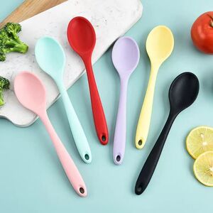 耐高温硅胶食品级汤匙小汤勺调羹