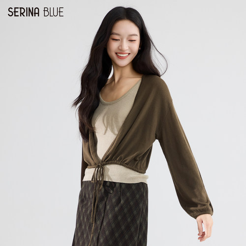 SeRinaBlue女士休闲针织套装