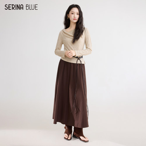 SeRinaBlue女士收腰休闲套装