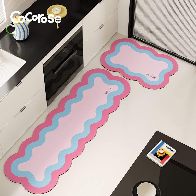 多巴胺厨房地垫吸水免洗耐脏防滑