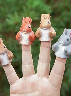 Mcphee Archie Finger Squirrels - Finger Puppets