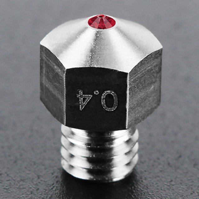 3D Printer Accessories MK8 Titanium Steel Ruby Nozzle 0.4mm