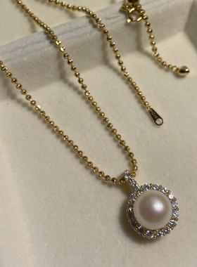 意大利进口工艺钻石链百搭自由调节长度纯银项链