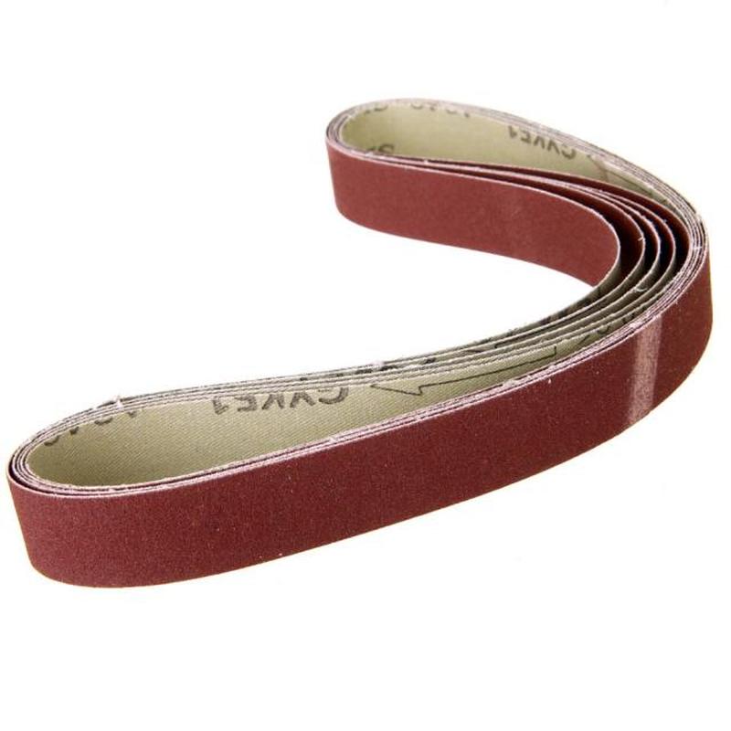5Pcs 1x30 240 Grit Sanding Belts AL Oxid