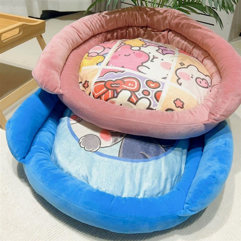 极速新款保暖宠物猫窝狗窝 卡通网红款宠物沙发狗垫深度睡眠猫咪