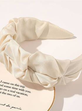 newWomen Satin Headbands Hairbands Hair Hoop Big Accessories