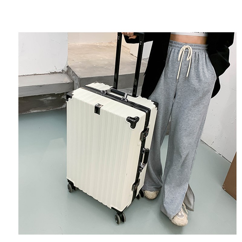旅行箱铝框拉杆箱20寸登机24寸万向轮行李箱男女学生密码皮箱28