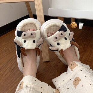 极速2022 Cute Animal Slipper For Women Kawaii Fluffy Summer