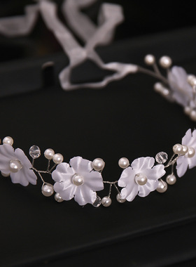Flower Hair Band Headbands For Women Handmade Hair Accessori