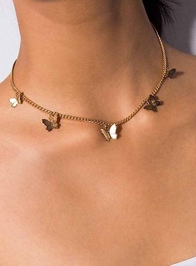 Moon Star Charm Choker Necklaces Boho Fashion  Jewelry Gift