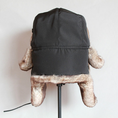 Winter Bomber Hat  For Men Faux Fur Russian Hat Ushanka Wome
