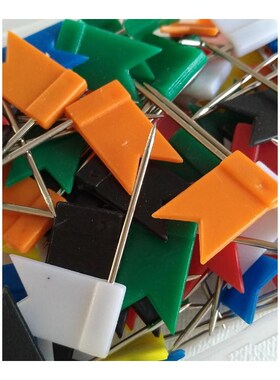 Flag Push Pins Marker Marking Thumbtack for Notice Cork Boar
