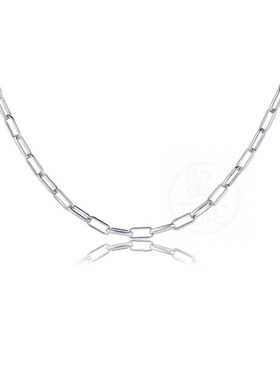 -New personality electrophoresis gold thick chain necklace l