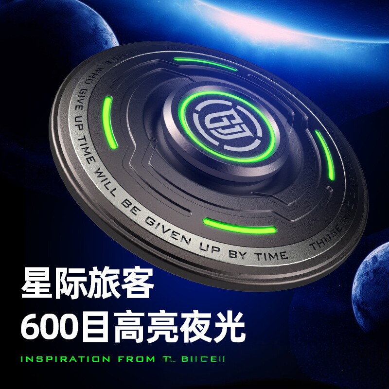 EDC裁爵UFO发光解压指尖陀螺玩具图片