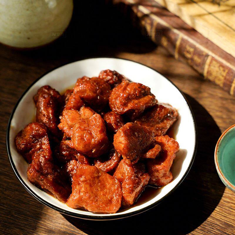 观萱楼苏式卤汁豆腐干豆制品蜜汁整块正宗苏州特产小包甜辣味90g