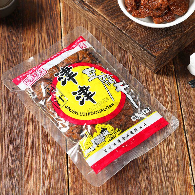 津津卤汁豆腐干苏州特产蜜汁五香豆干零食休闲豆制品小吃90g*8
