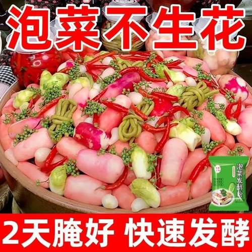 泡菜发酵菌正品乳酸菌粉家用发酵粉自制泡酸菜韩式辣白菜咸菜蔬菜
