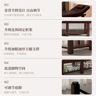 速发#床院按摩床床纹用中医推拿床绣家艾灸熏蒸