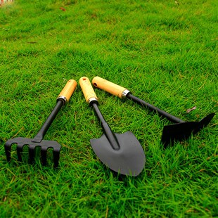 速发具柄种花工木养花铲子园艺工具套大种菜铲锄耙装花盆种植工具