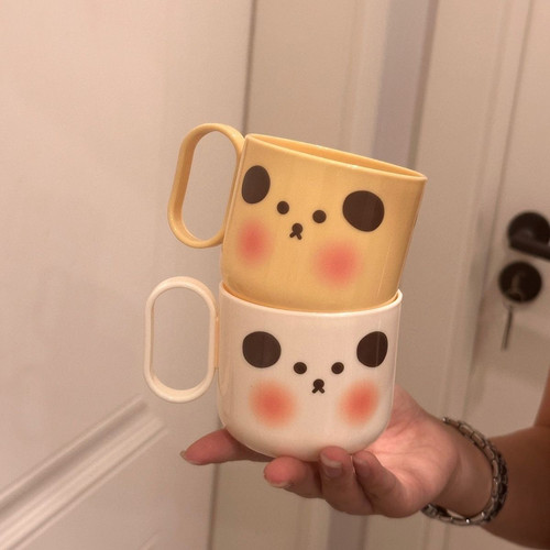可爱小熊洗漱杯家用儿童宝宝刷牙杯卡通学生牙具好看的漱口杯女生