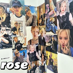 rose朴彩英BLACKPINK海报韩国明星韩系装饰墙贴学生宿舍房间贴纸