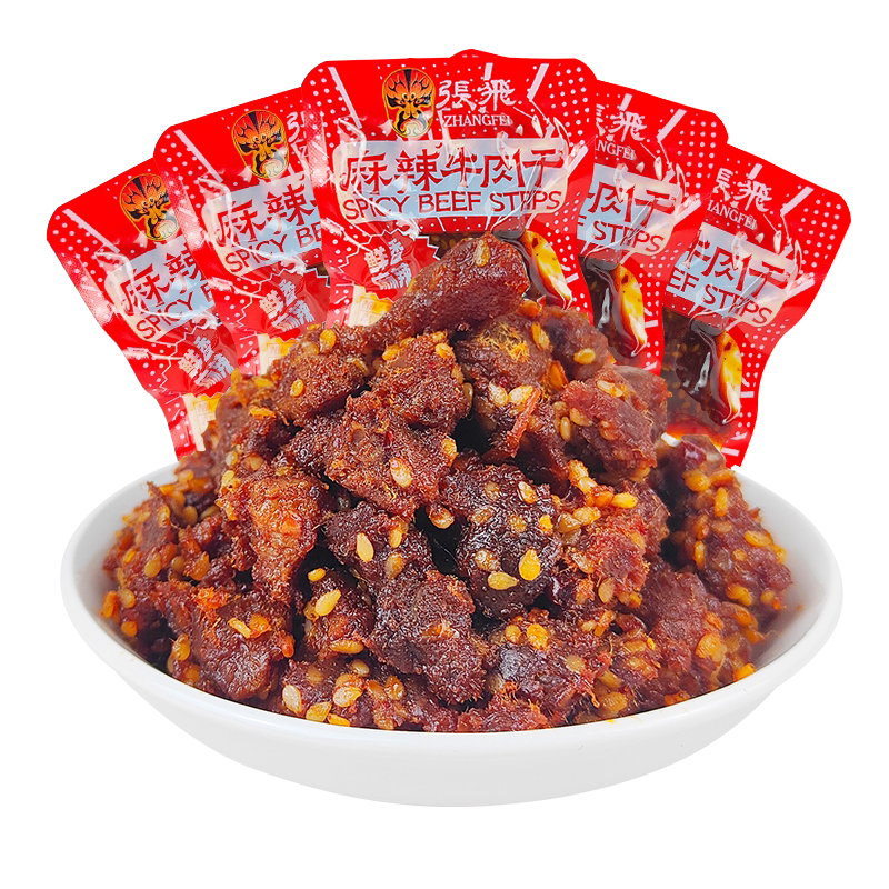 张飞麻辣牛肉干四川特产