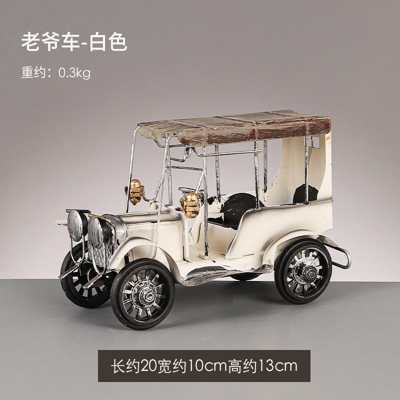 现货速发实用铁艺复古哈雷摩托车模型摆件家居装饰办公室桌面金属