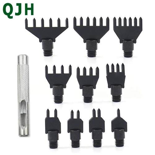 现货1setd Interchangeable Rhombus Cutt Punch Set, Sewn-stit