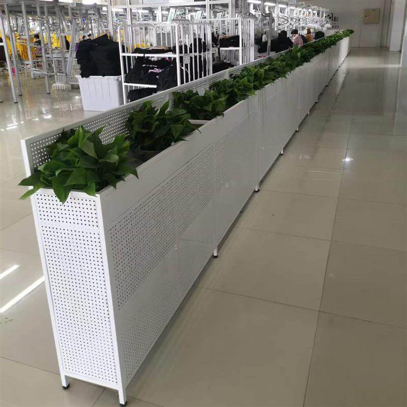 现货厂车间隔离花j架办公室隔离形象墙防水架镂空隔断板花架装饰