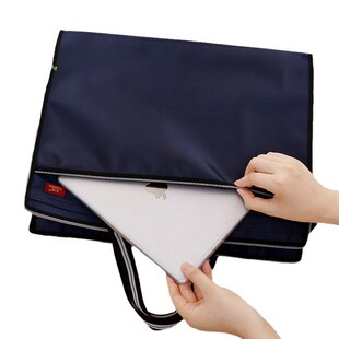 速发加件纳提文宽袋大容量文件资料收手袋B4公文包会议袋多层