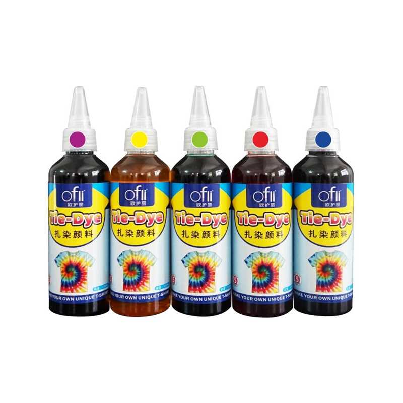 速发紮染工具套装材料包紮染布料小方巾手工教学紮染颜料紮染染料