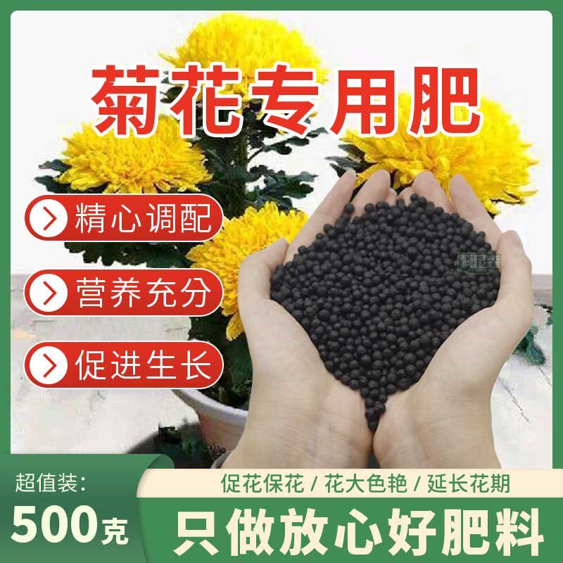 速发菊花肥养花栽花雏菊营养液开花盆肥大白菊料卉颗粒有机缓释肥