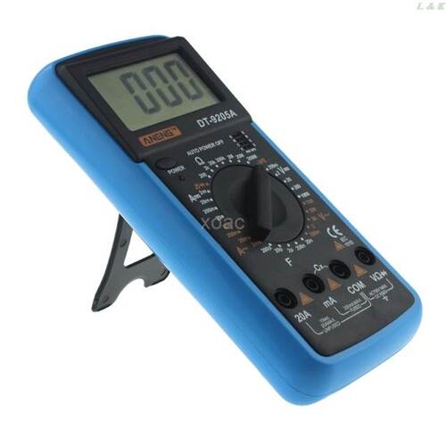 速发DT-205A LCD Digit Blue Multiter Electr Hadheld Teste