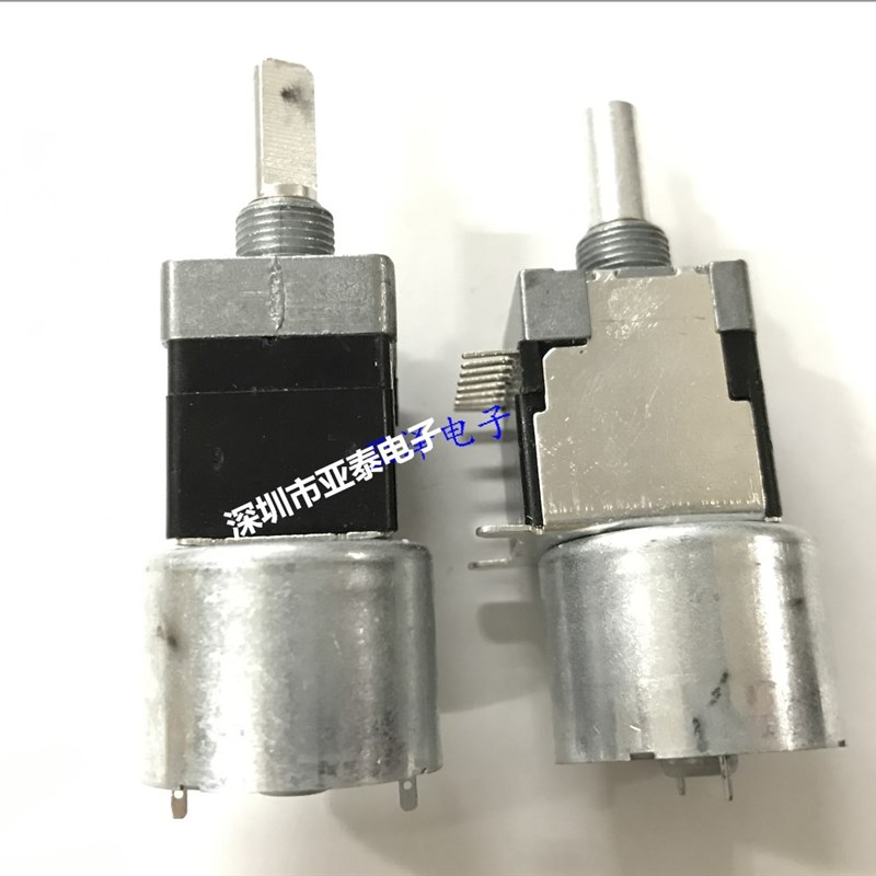 速发优质RK168型马达电位器双联B100K*2轴长20MM功放驱动电位器