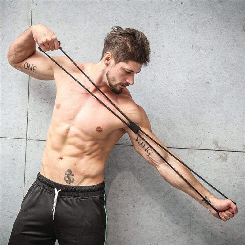 速发Yoga Resistace Exercise Bads Fite Equipt Pu Rope