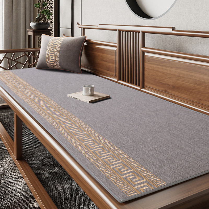 速发新中式沙发坐垫红木沙发垫实木家具套季高端2滑20防5新款四罩