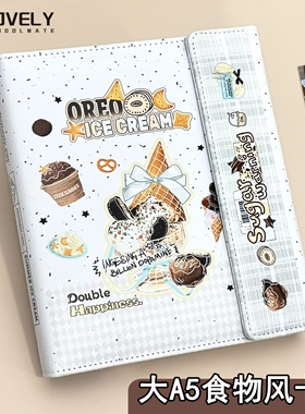 LOVELY 大a5食物风卡册追星专辑小卡拍立得明信片内页