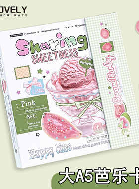 LOVELY 大a5芭乐卡册磁吸追星专辑小卡拍立得明信片6寸内页收纳册
