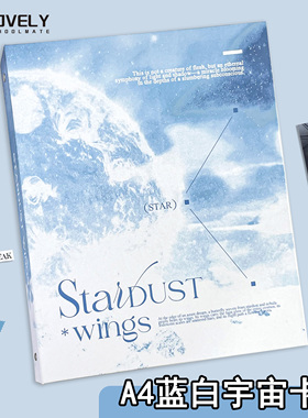 LOVELY 大A4宇宙卡册内页收纳九宫格3寸小卡追星专辑拍立得镭射票