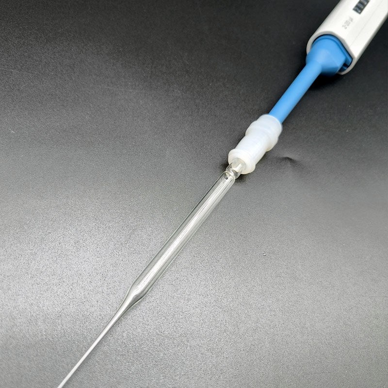 速发玻璃管嘴疏水滤芯防污染 适配赛多利斯百得移液器 短型150mm