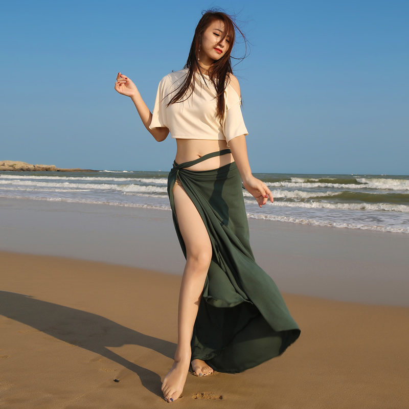 速发肚皮感练功服套装秋冬季202舞新款套装初学者性4舞蹈服演出服