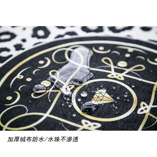 速发北欧is桌布防水防酱油绒面复古轻奢桌布网红餐桌布布艺茶几盖