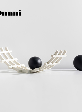 速发装饰推荐柜字拱形摆件树脂镂空关体家居样板房客厅书井玄立软