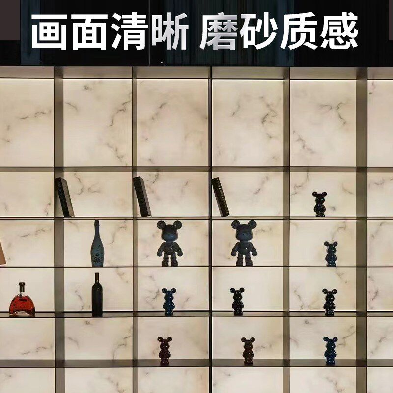 速发压克力发光背板酒柜背景墙面发光板展示柜超薄灯箱导光板